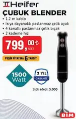 HEİFER ÇUBUK BLENDER HEİFER ÇUBUK BLENDER